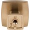 Jeffrey Alexander 1-1/4" Overall Length Satin Bronze Square Renzo Cabinet Knob 141SBZ - alternate 4